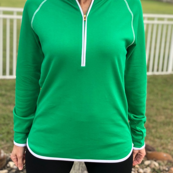 Bright Green Peter Millar pullover - Picture 3 of 5
